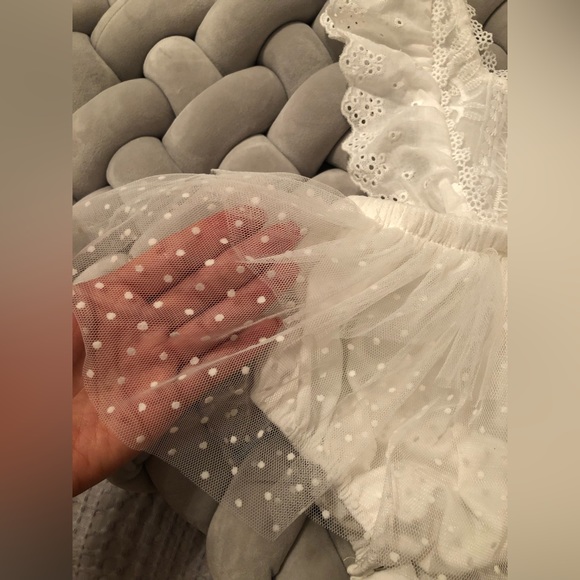 Beautiful Scalloped Romper for baby - Picture 7 of 7